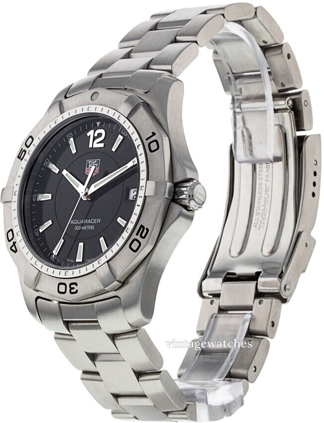 WAF1110.BA0800 TAG Heuer Aquaracer Sort St l 39 mm BRUGT Pris 5.895