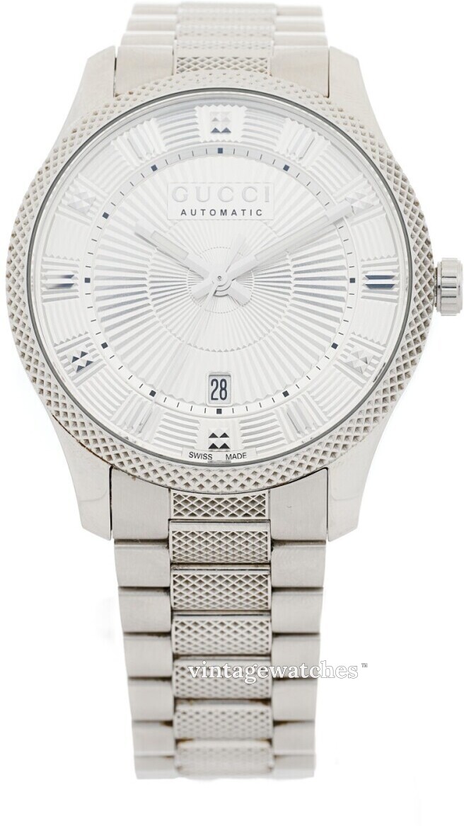 YA126339 Gucci G-Timeless Sølv/Stål mm BRUGT Pris